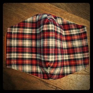 3-Layer Handmade Plaid Face Mask